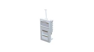 Network Wall Outlet CAT6 1x RJ45 Wall Mount White